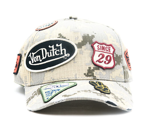 Cap Von Dutch - Baseball - Camo Patch - Camo