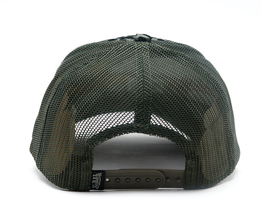 Womens Cap Von Dutch - Baseball - Velvet Print Embroidery - Camo