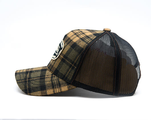 Cap Von Dutch - Baseball - Checkered Patch - Brown
