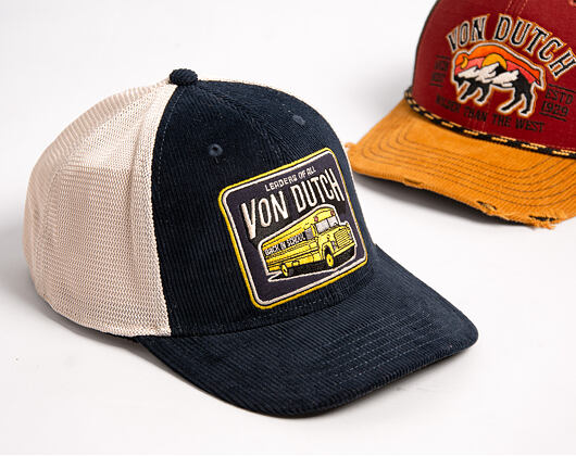 Cap Von Dutch - School Bus Legends Patch Premium Semi Curve - Navy / White