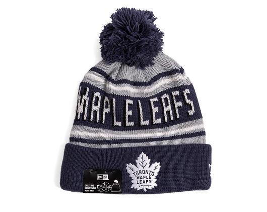 Beanie New Era - NHL Evergreen Wordmark Pom Medium Knit - Toronto Maple Leafs - Team Color