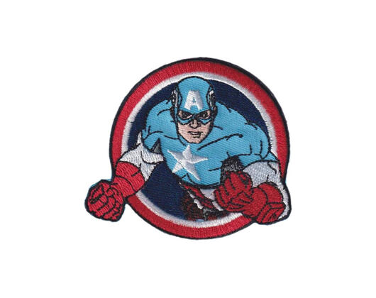 Patch Monoquick - Avengers Captain America 7,5 x 6,5 cm