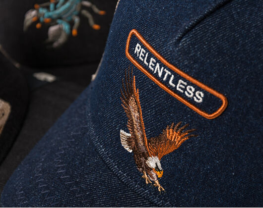 Cap Goorin - Represent Denim Rocker - Eagle - Blue Denim