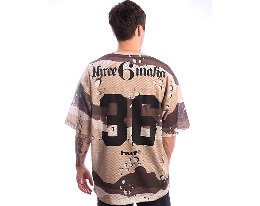Jersey Huf - Three 6 Mafia Football Jersey - Camo