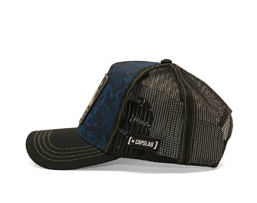Cap Capslab - Looney Tunes Trucker - Marvin the Martian Print - Navy / Black