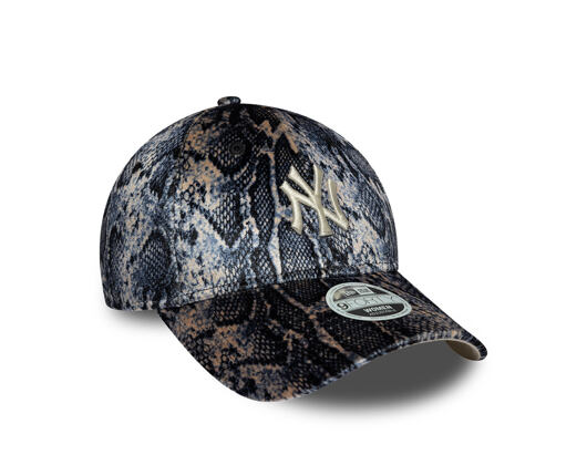 Womens Cap New Era - MLB Snake Print 9FORTY - NY Yankees - Black / Blush Pink