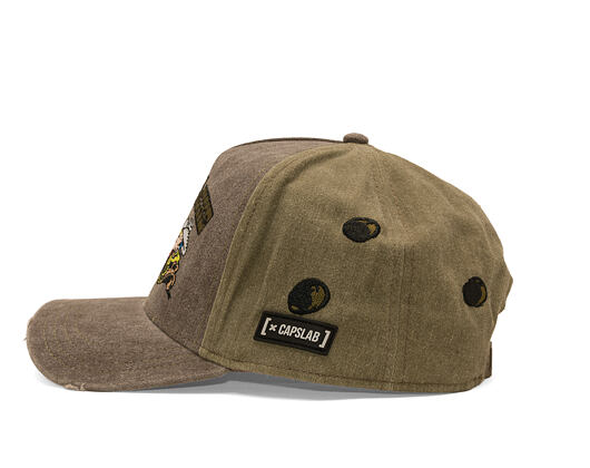 Cap Capslab - Lucky Luke A-Frame - Bullet Holes Distressed - Olive