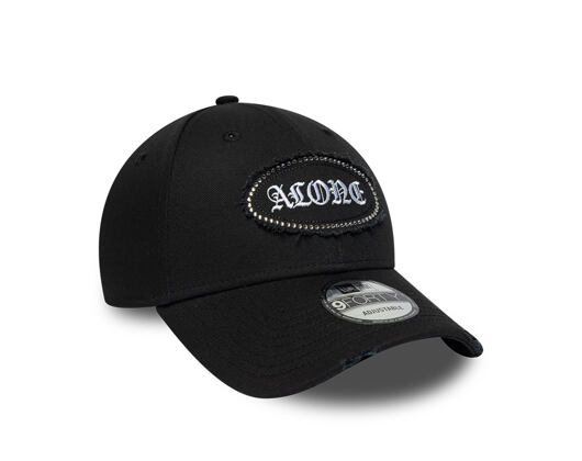 Cap New Era - Branded Gem Patch Distress 9FORTY - Black