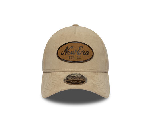 Cap New Era - Branded Faux Suede 9FORTY M-CROWN - Stone
