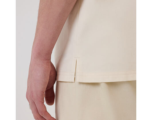 Tee New Era - Branded Straight Hem Jersey - Off White