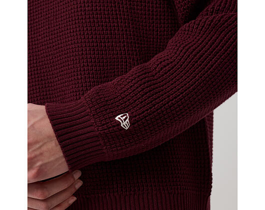 Sweatshirt New Era - MLB Waffle Knit Crew - NY Yankees - Maroon