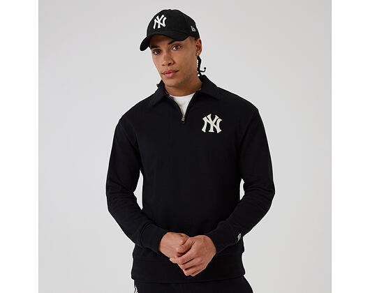 Sweatshirt New Era - MLB Quarter Zip - NY Yankees - Black