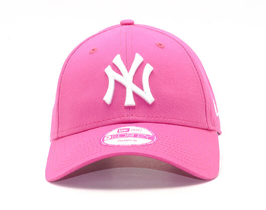 New Era Fashion Essential New York Yankees Pink/White 9FORTY Strapback Womens Cap