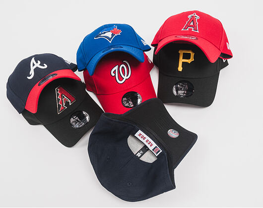 New Era 9FORTY The League Atlanta Braves Strapback Team Color Cap