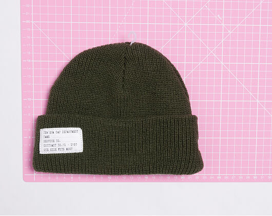 New Era Lightweight Patch Dark Green Winter Beanie