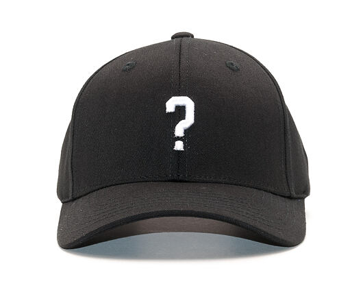 State of WOW Question Mark SC9201-990? Baseball Cap Crown 2 Black/White Strapback