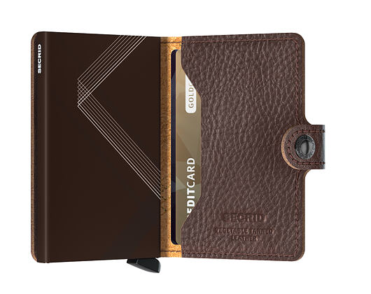Secrid Miniwallet Stitch Linea Espresso