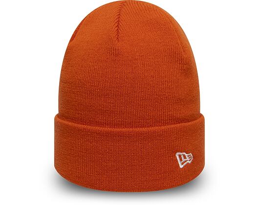 New Era Essential Knit Orange Winter Beanie