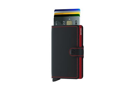 Secrid Miniwallet Matte Black & Red