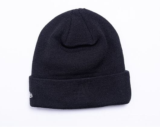 New Era Essential Cuff Knit Los Angeles Dodgers Black / Optic White Winter Beanie