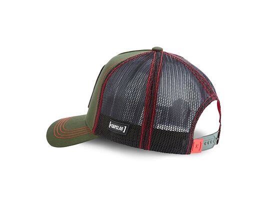 Capslab Sasuke Uchiha 1 Trucker Green / Black Cap