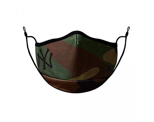 New Era Diamond Era New York Yankees Face Mask Woodland Camo