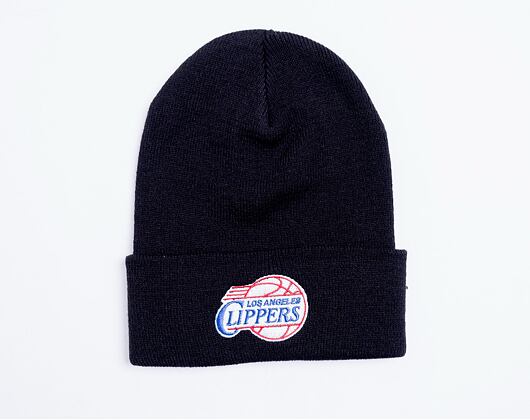 Mitchell & Ness Los Angeles Clippers HWC Team Logo Cuff Knit Black Winter Beanie