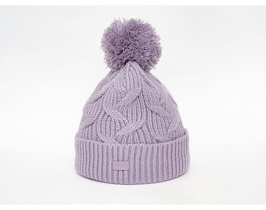 Under Armour Around Town Pom Beanie Plum Womens Beanie