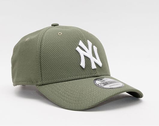 New Era 9FORTY MLB Diamond era  New York Yankees Olive / White Cap