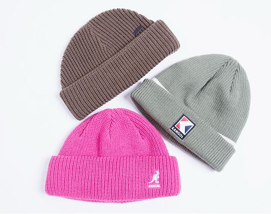 Kangol Short Waffle Beanie Olive