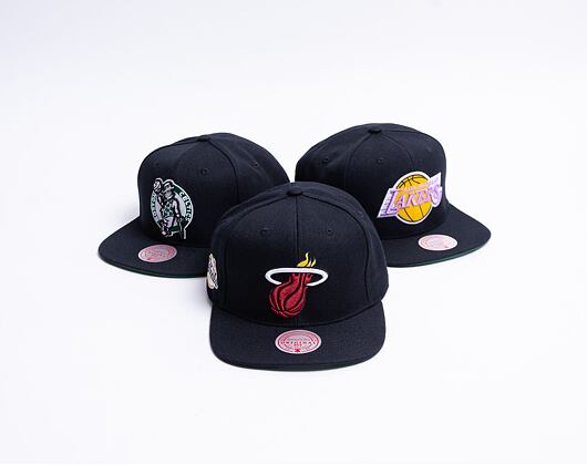 Mitchell & Ness Top Spot Snapback HWC Miami Heat Black Cap