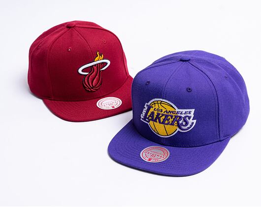 Mitchell & Ness Team Ground 2.0 Snapback Los Angeles Lakers Purple Cap