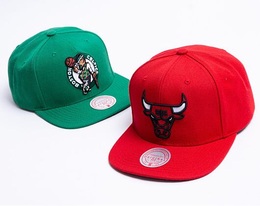 Mitchell & Ness Team Ground 2.0 Snapback Chicago Bulls Red Cap