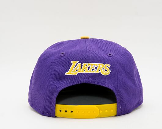 New Era 9FIFTY NBA Team Wordmark Los Angeles Lakers Snapback Team Color Cap