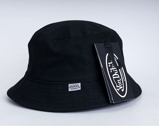 Von Dutch Phoenix Bucket Cotton Twill Black Hat