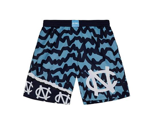 Mitchell & Ness NCAA Jumbotron 2.0 Shorts University Of North Carolina Navy / Light Blue