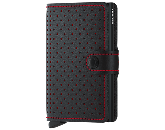 Secrid Perforated Black-Red Wallet