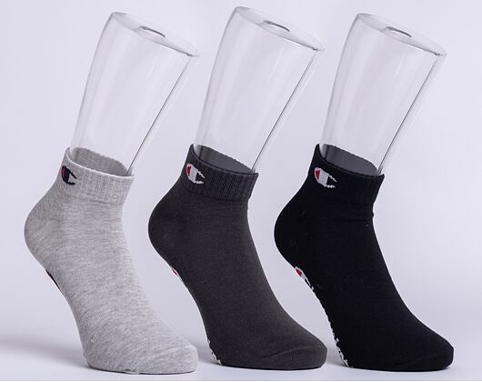 Champion 3pk Quarter Socks DAG/OXGM/NBK