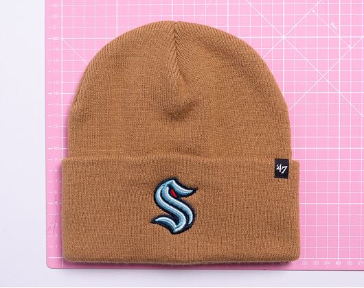 '47 Brand NHL San Jose Sharks Haymaker '47 Cuff Knit Camel Winter Beanie