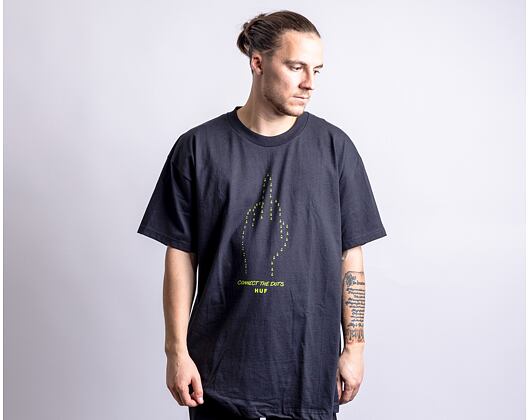 HUF Connect The Dots T-Shirt Black Tee