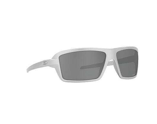 Oakley Cables X-Silver w/Prizm Black Polar 0OO9129 91291263 Sunglasses