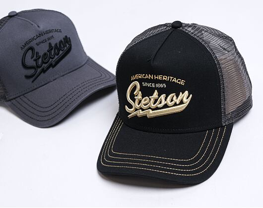 Stetson Trucker Cap American Heritage Classic Black 7751171
