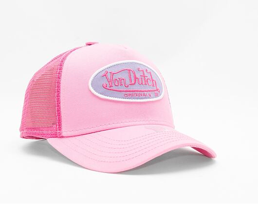Von Dutch Boston Trucker Cotton Twill Pink/Purple Cap