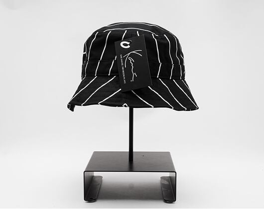 Karl Kani Signature Pinstripe Bucket Hat black/white