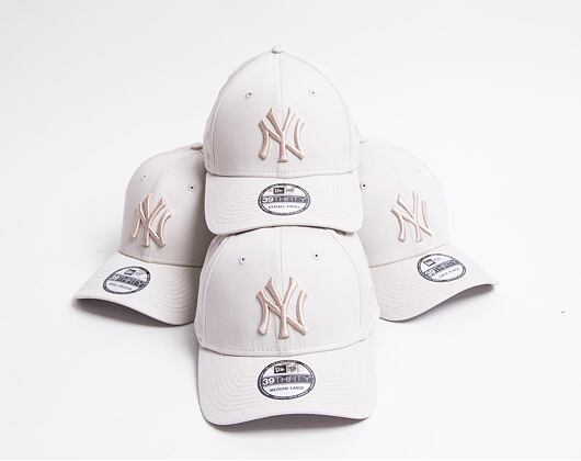 New Era 39THIRTY MLB League Essential New York Yankees Stone / Stone Cap