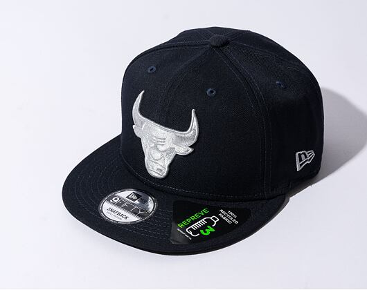 New Era 9FIFTY NBA Repreve Chicago Bulls Navy / Gray Cap