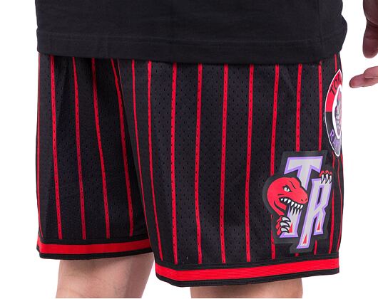 Kraťasy Mitchell & Ness NBA M&N CITY COLLECTION MESH SHORT RAPTORS Black / Red