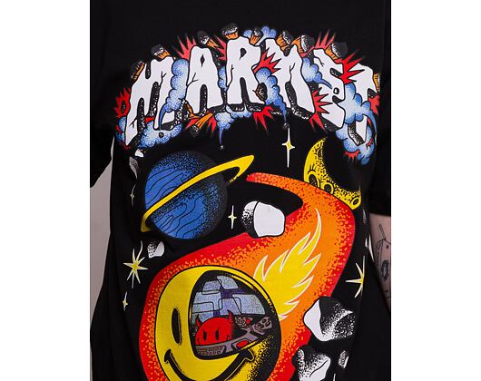 Triko Market Smiley Conflicted T-Shirt Black