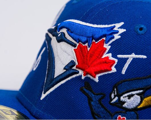 Kšiltovka Adam Wave New Era 59FIFTY MLB Authentic Performance Toronto Blue Jays Fitted Team Color