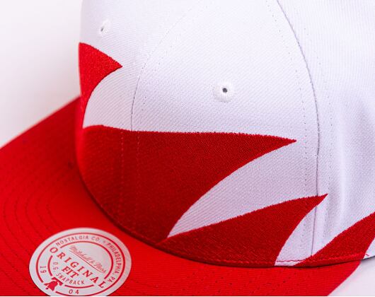 Kšiltovka Mitchell & Ness Branded Sharktooth Snapback Branded Red / White